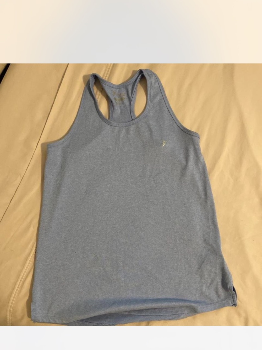 Old Navy Girl’s Heather Light Blue Racerback Tank Sz XL